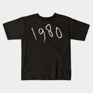 Hand Drawn 1980 Kids T-Shirt